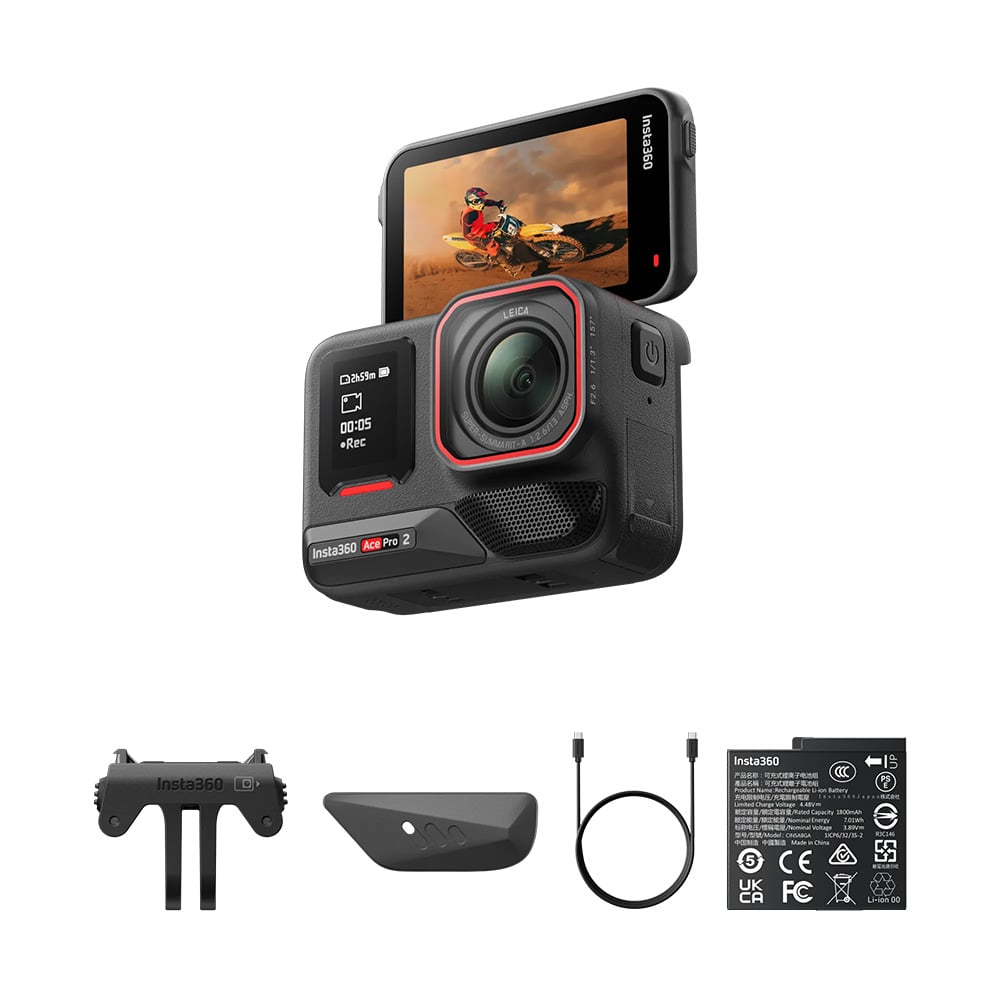 Insta360 Ace Pro 2 運動相機(單電-標準版-午夜黑)