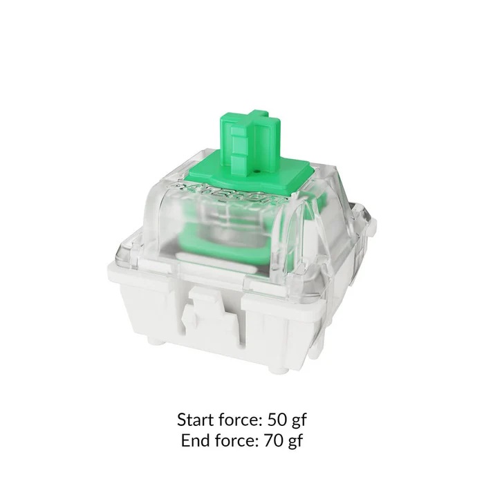 Gateron Double-Rail Magnetic Switch 雙軌磁軸 110粒 (G210)(極光/Aurora)