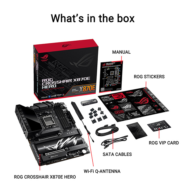ASUS ROG CROSSHAIR X870E HERO 主機板