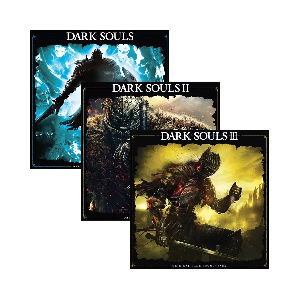 《黑暗靈魂II》DARK SOULS:TRILOGY VINYL (Dark Souls 2) 黑膠唱片(LITA專屬噴濺彩膠版-雙片裝)