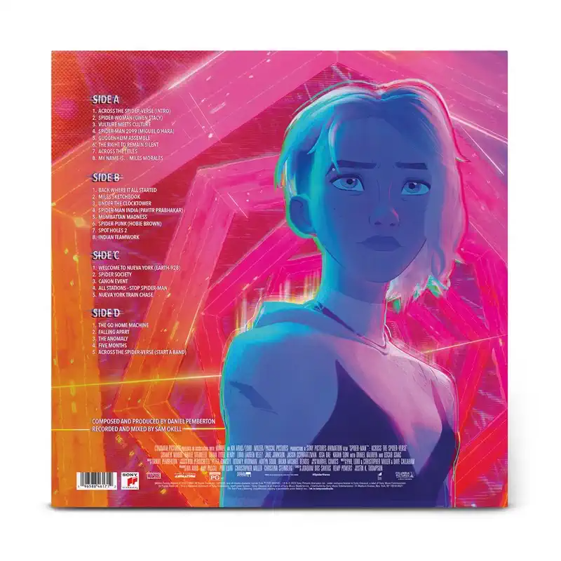 《蜘蛛俠：飛躍蜘蛛宇宙》Spider-Man：Across the Spider-Verse (Original Score) 黑膠唱片(橙紫彩膠版-兩片裝)