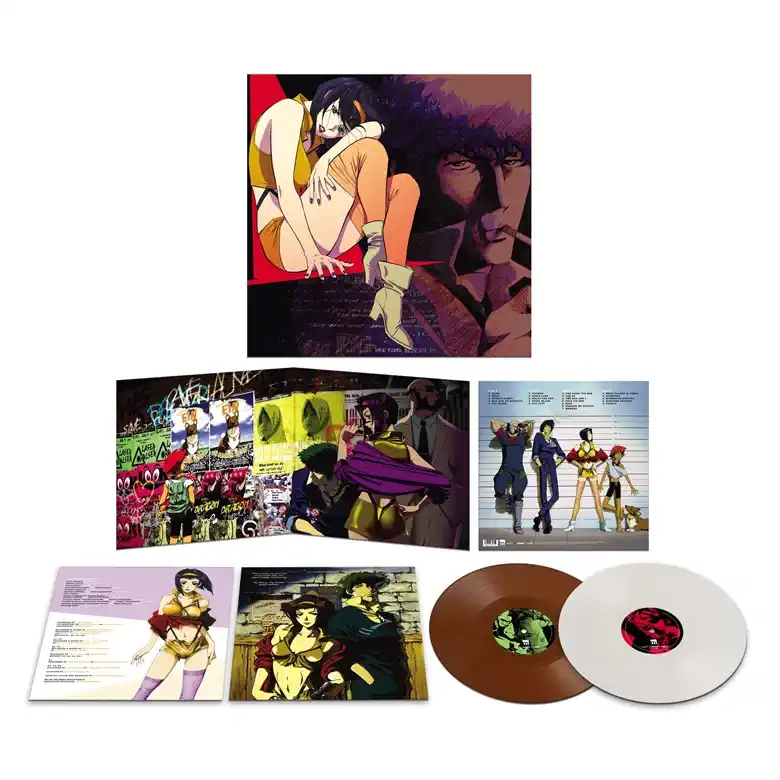 《星際牛仔》Cowboy Bebop 黑膠唱片(白啡彩膠版-雙片裝)