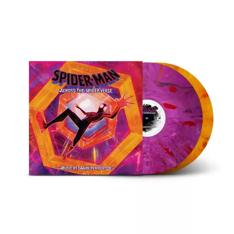 《蜘蛛俠：飛躍蜘蛛宇宙》Spider-Man：Across the Spider-Verse (Original Score) 黑膠唱片(橙紫彩膠版-兩片裝)