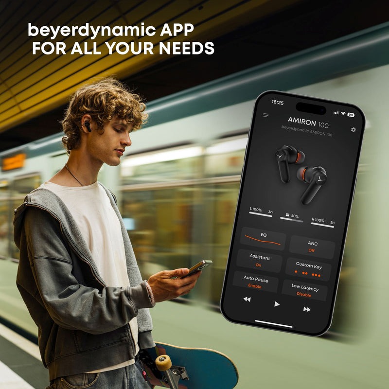 Beyerdynamic amiron 100 真無線主動式降噪耳機(黑色)