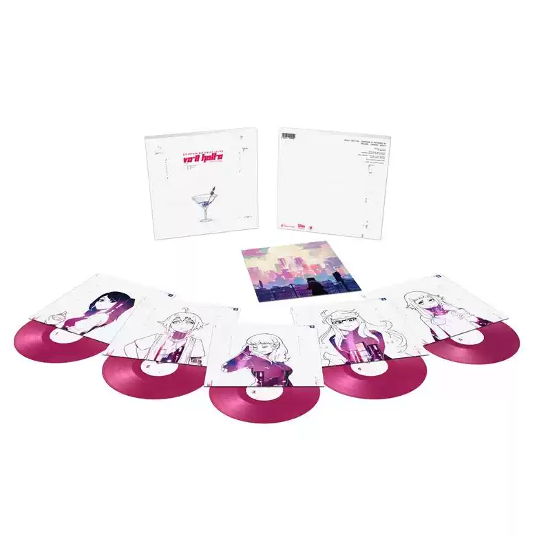《VA-11 Hall-A：賽博龐克酒保行動》VA-11 HALL-A Complete Sound Collection 黑膠唱片(純色彩膠豪華盒裝版-五片裝)