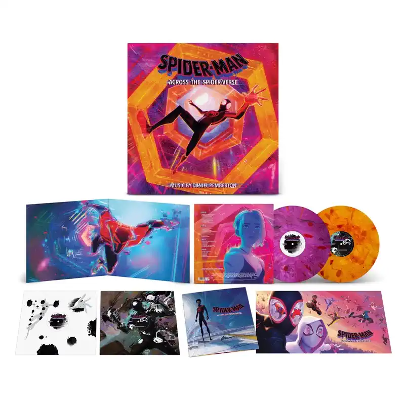《蜘蛛俠：飛躍蜘蛛宇宙》Spider-Man：Across the Spider-Verse (Original Score) 黑膠唱片(橙紫彩膠版-兩片裝)