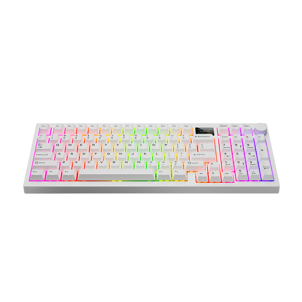Tecware Spectre 96 RGB 三模 無線機械式遊戲鍵盤(白色-紅軸)