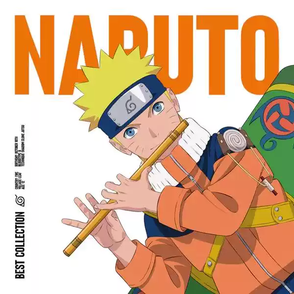 《火影忍者》NARUTO (Best Collection) 黑膠唱片(黑色普通版-單片裝)