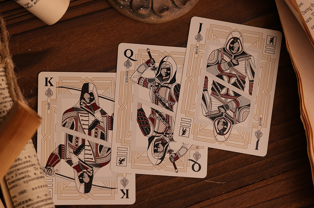 Room One Cards《刺客信條：Assassins Creed Legacy》Playing Cards 啤牌(WHITE HIDDEN BLADE Edition)