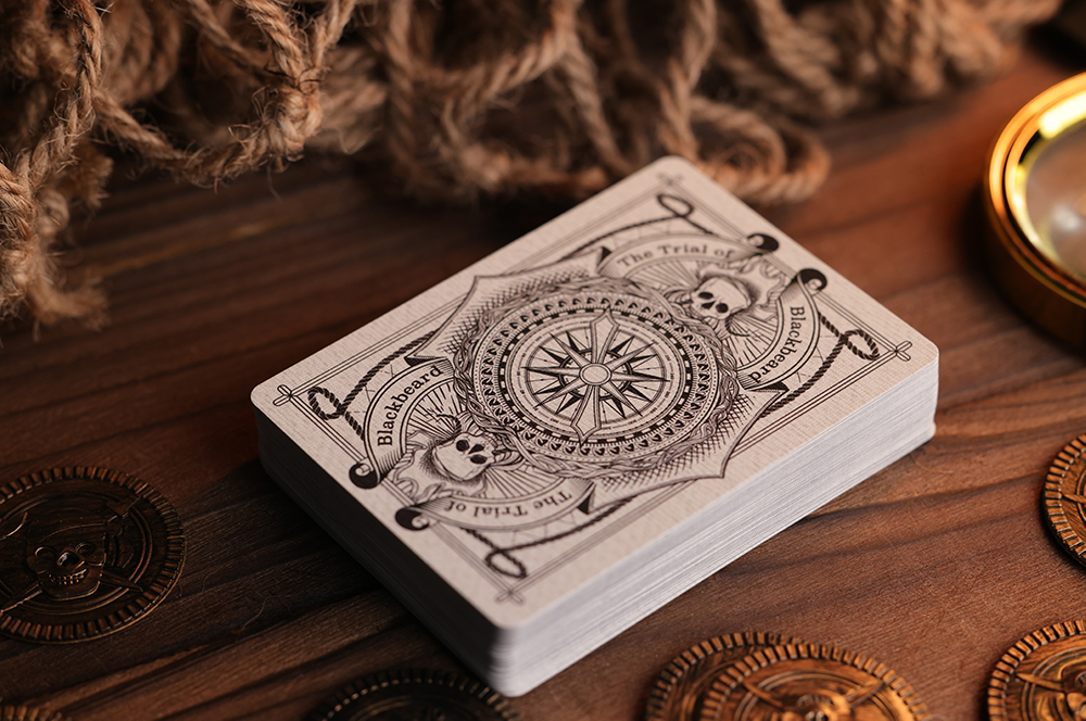 Room One Cards《THE TRIAL OF BLACKBEARD》Playing Cards 啤牌(PEARL-STANDARD EDITION)
