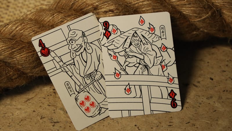 Room One Cards《百鬼夜行：HYAKKI YAGYŌ》Playing Cards 啤牌(NIGHTFALL SPIRITS EDITION)