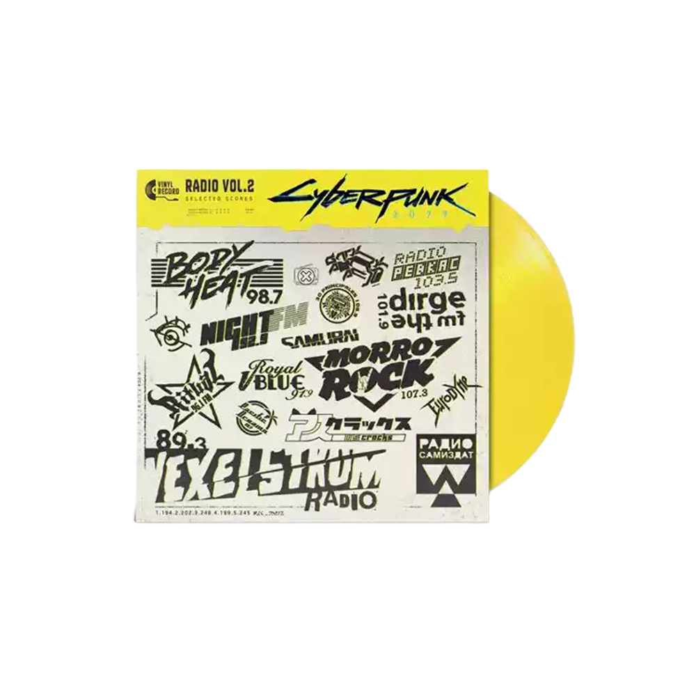 《電馭叛客2077：夜城電台》CYBERPUNK 2077 NIGHT CITY RADIO DELUXE VINYL SET 黑膠唱片(彩膠豪華版-雙片裝)