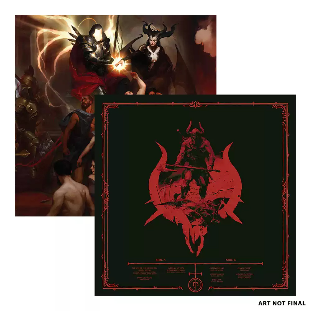 《暗黑破壞神4》Diablo IV 黑膠唱片(彩膠限量版-四片裝)
