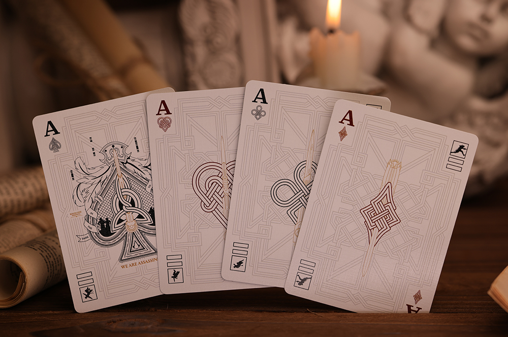 Room One Cards《刺客信條：Assassins Creed Legacy》Playing Cards 啤牌(BLACK HIDDEN BLADE Edition)
