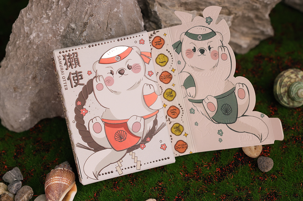 Room One Cards《SAMURAI OTTER》Playing Cards 啤牌(SCARLET BUSHIDO EDITION (SPECIAL RED))