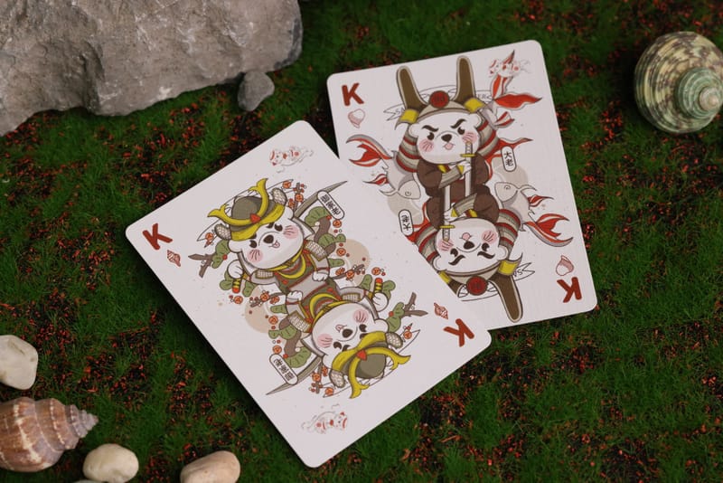 Room One Cards《SAMURAI OTTER》Playing Cards 啤牌(HONO EDITION (STANDARD RED))