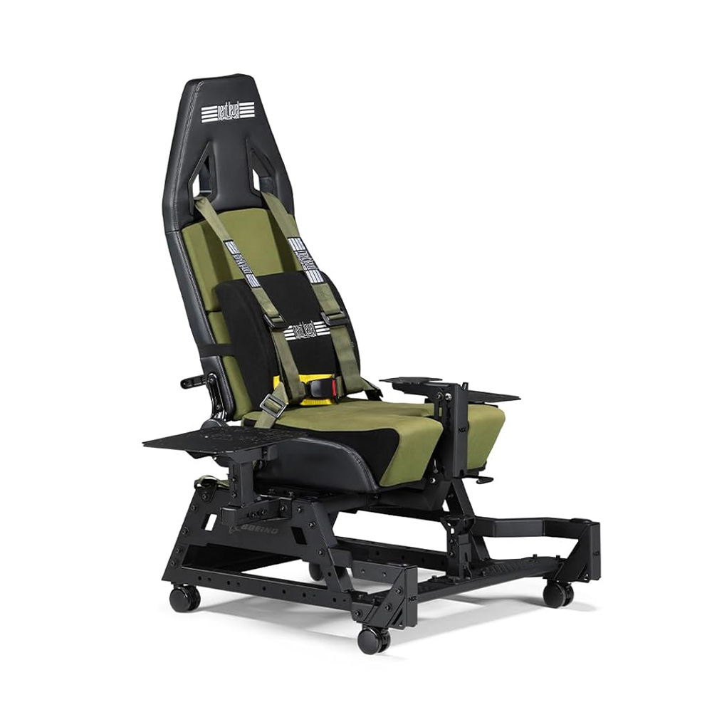 Next Level Racing Flight Seat Pro Boeing Military Edition模擬飛行座椅(NLR-S039)(波音官方授權軍綠色特別版)
