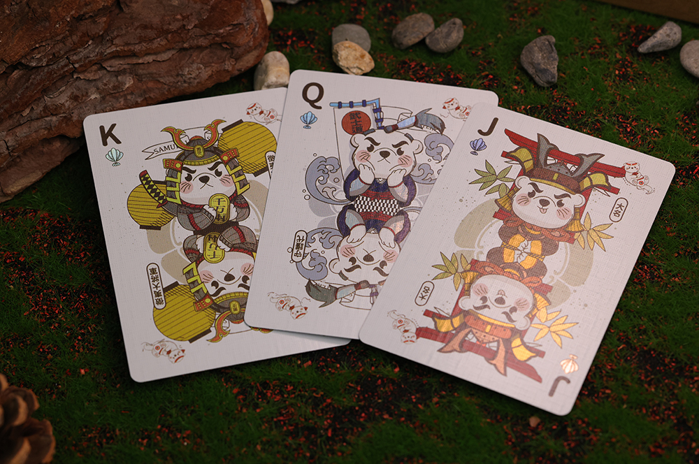 Room One Cards《SAMURAI OTTER》Playing Cards 啤牌(SCARLET BUSHIDO EDITION (SPECIAL RED))