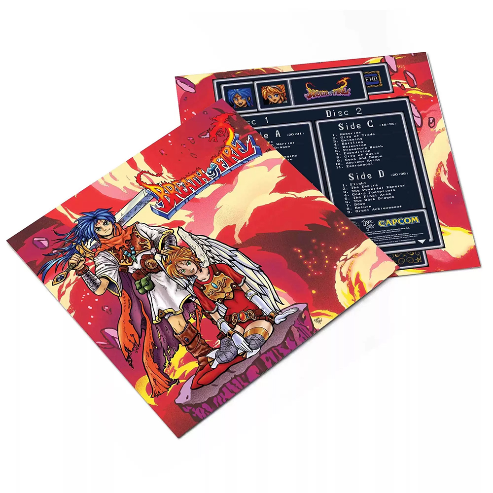 《龍戰士》Breath of Fire 黑膠唱片(藍橙色彩膠版-雙片裝)