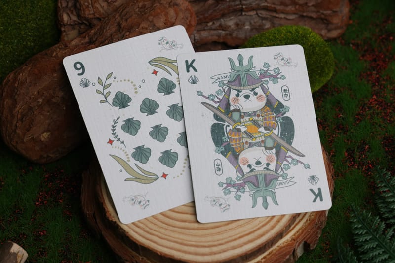 Room One Cards《SAMURAI OTTER》Playing Cards 啤牌(INDIGO RONIN EDITION (SPECIAL BLUE))