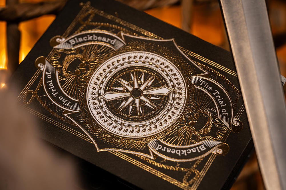 Room One Cards《THE TRIAL OF BLACKBEARD》Playing Cards 啤牌(OBSIDIAN-SPECIAL EDITION)