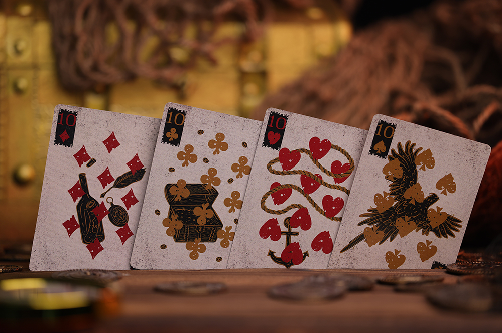Room One Cards《THE TRIAL OF BLACKBEARD》Playing Cards 啤牌(OBSIDIAN-STANDARD EDITION)