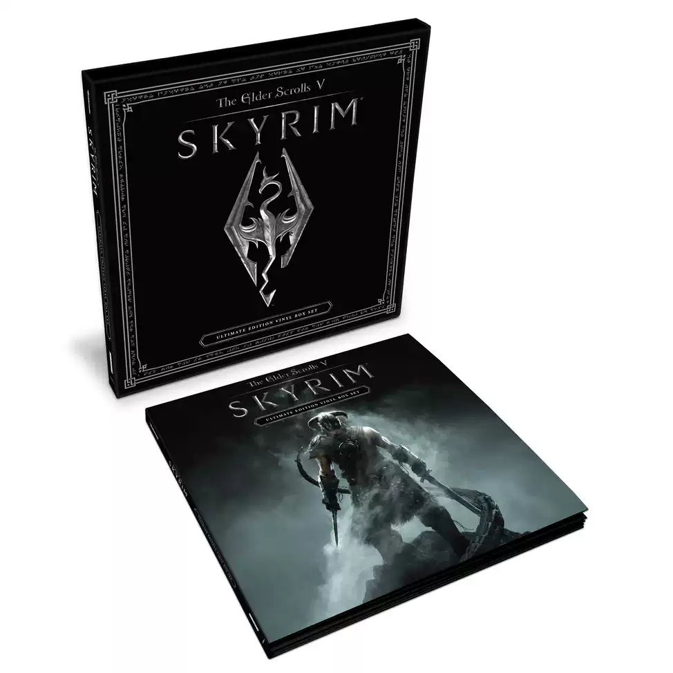 《上古卷軸5：無界天際》The Elder Scrolls V Skyrim Ultimate Vinyl Edition 黑膠唱片(Bethesda專屬彩膠豪華盒裝版-四片裝)