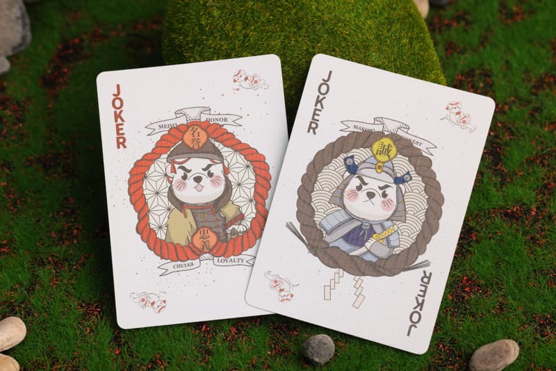 Room One Cards《SAMURAI OTTER》Playing Cards 啤牌(HONO EDITION (STANDARD RED))