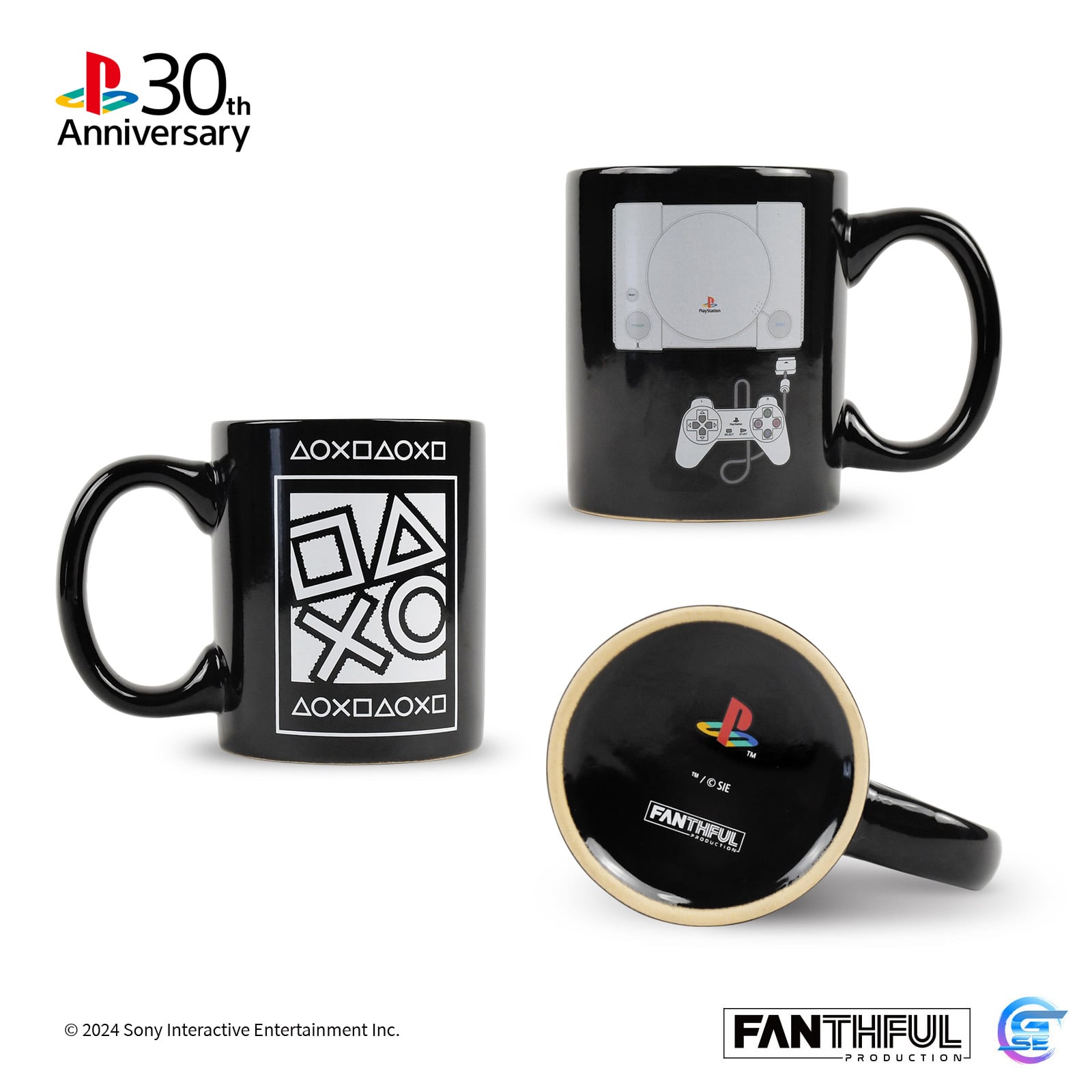 PlayStation 30週年主題系列周邊精品(陶瓷杯)
