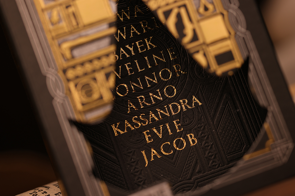Room One Cards《刺客信條：Assassins Creed Legacy》Playing Cards 啤牌(BLACK HIDDEN BLADE Edition)