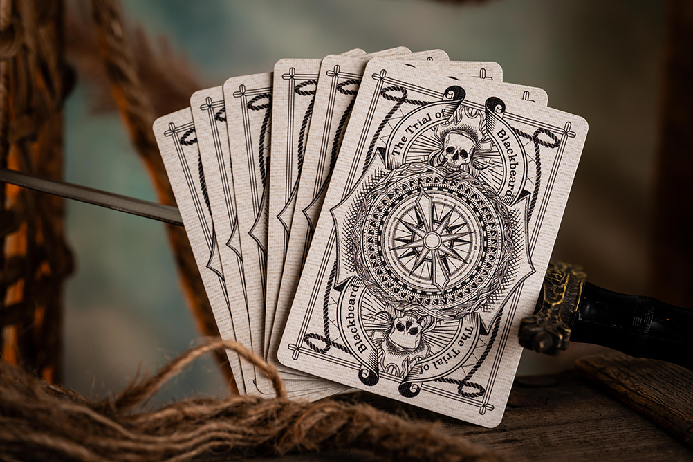 Room One Cards《THE TRIAL OF BLACKBEARD》Playing Cards 啤牌(PEARL-SPECIAL EDITION)