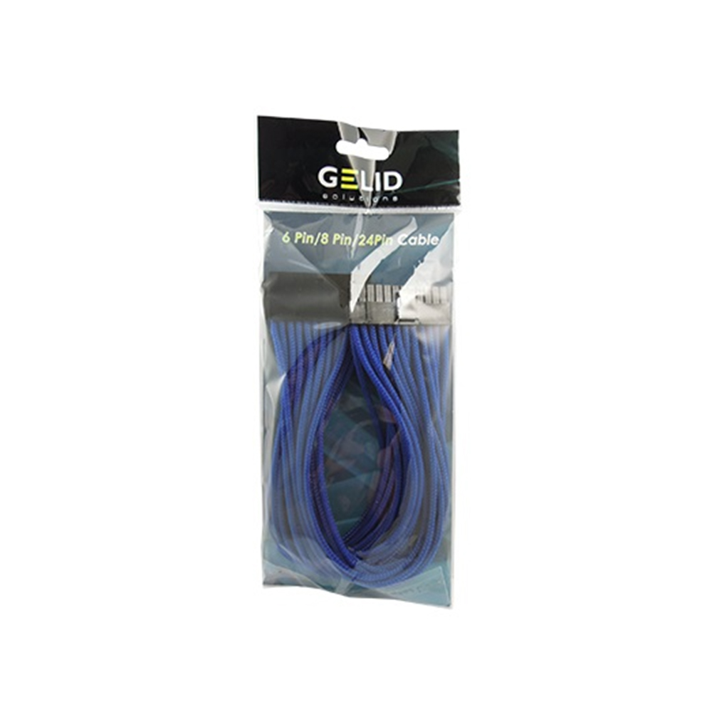 GELID 8 PIN Cable SINGLE SLEEVED 編織延長線