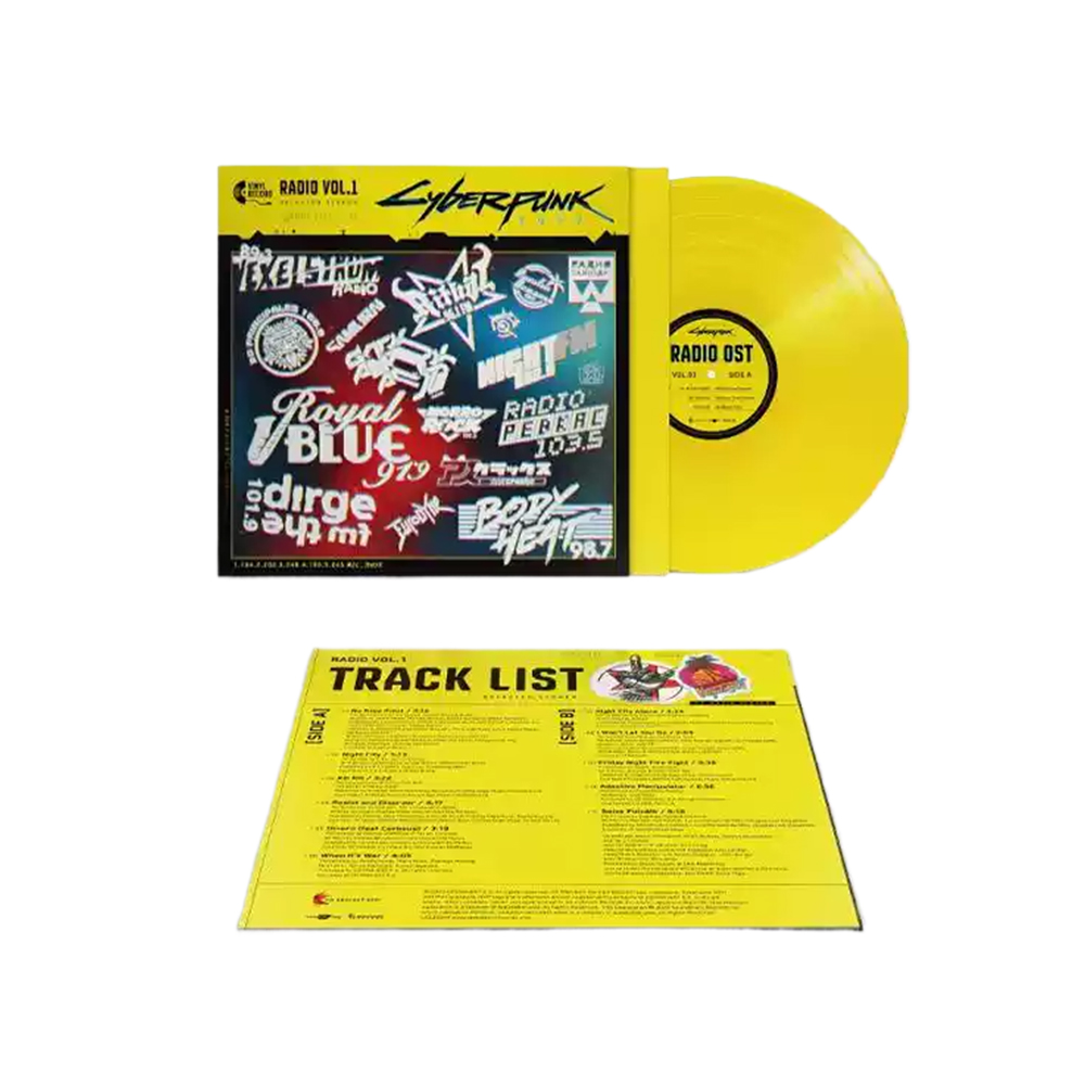 《電馭叛客2077：夜城電台》CYBERPUNK 2077 NIGHT CITY RADIO DELUXE VINYL SET 黑膠唱片(彩膠豪華版-雙片裝)