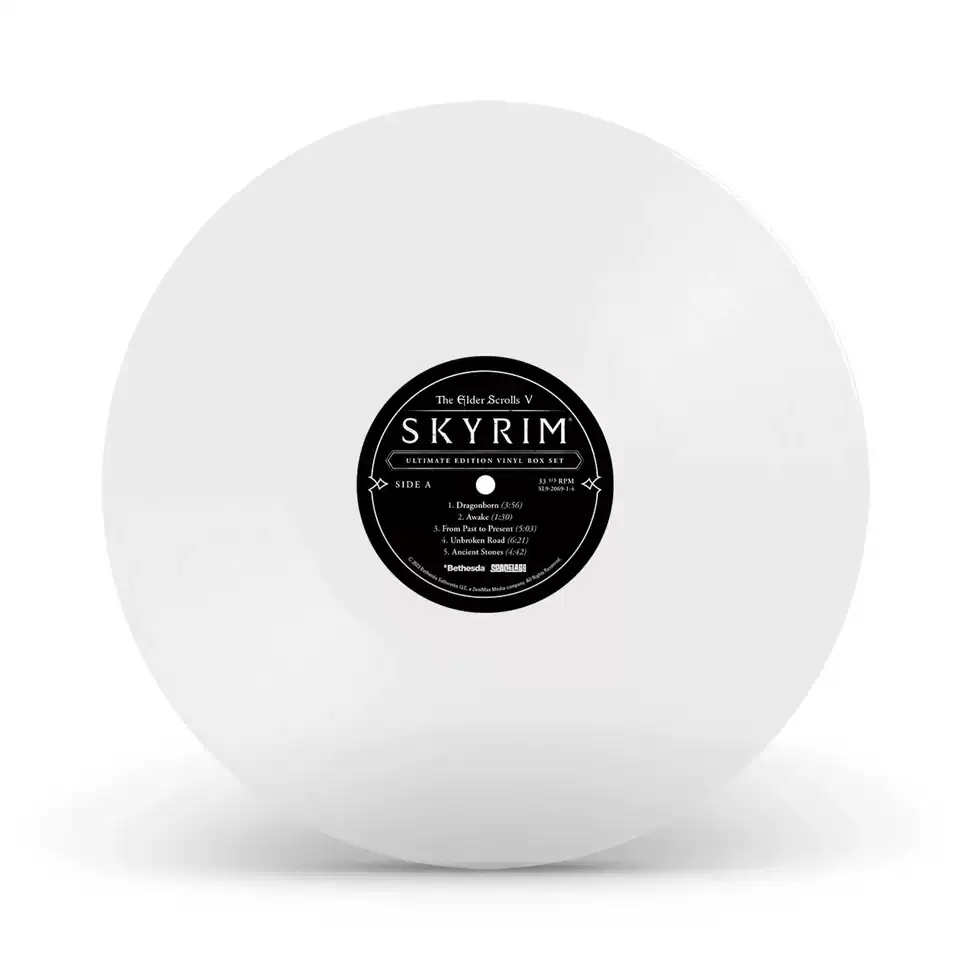 《上古卷軸5：無界天際》The Elder Scrolls V Skyrim Ultimate Vinyl Edition 黑膠唱片(LITA專屬彩膠豪華盒裝版-四片裝)