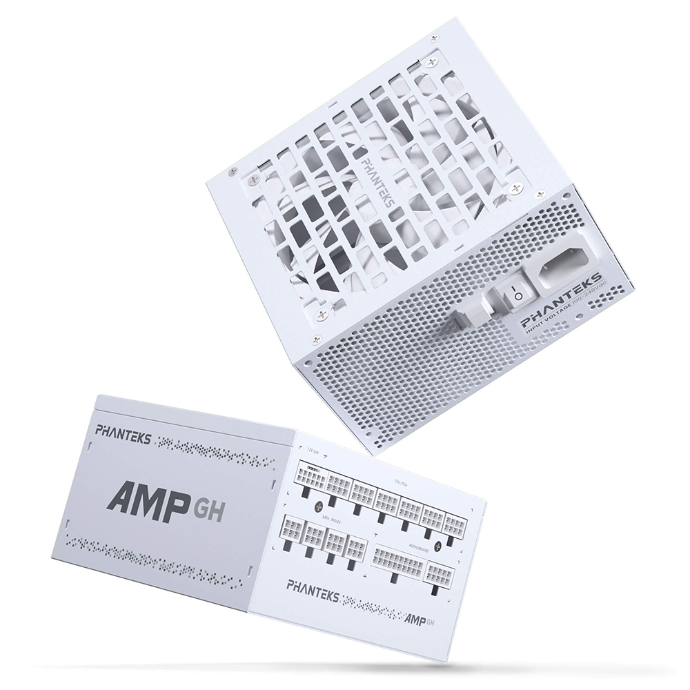PHANTEKS AMP GH 80Plus Platinum ATX3.1 1000W 白金牌全模組電源供應器(1000W-白色)