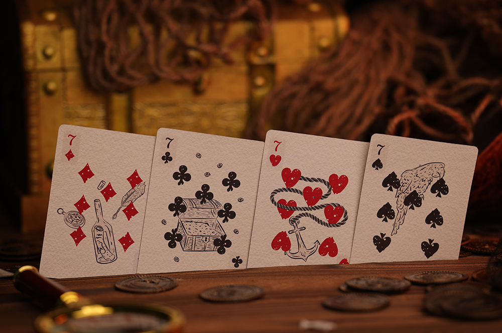 Room One Cards《THE TRIAL OF BLACKBEARD》Playing Cards 啤牌(PEARL-STANDARD EDITION)