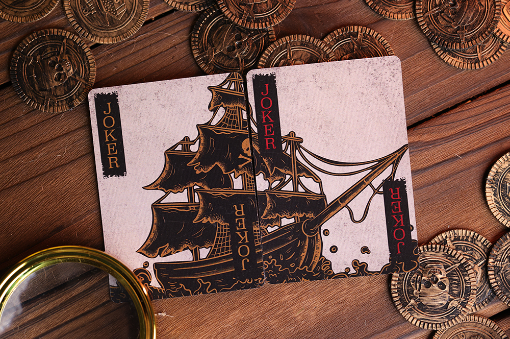 Room One Cards《THE TRIAL OF BLACKBEARD》Playing Cards 啤牌(OBSIDIAN-STANDARD EDITION)