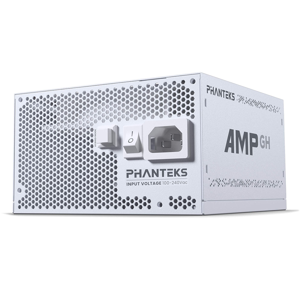 PHANTEKS AMP GH 80Plus Platinum ATX3.1 1000W 白金牌全模組電源供應器(1000W-白色)