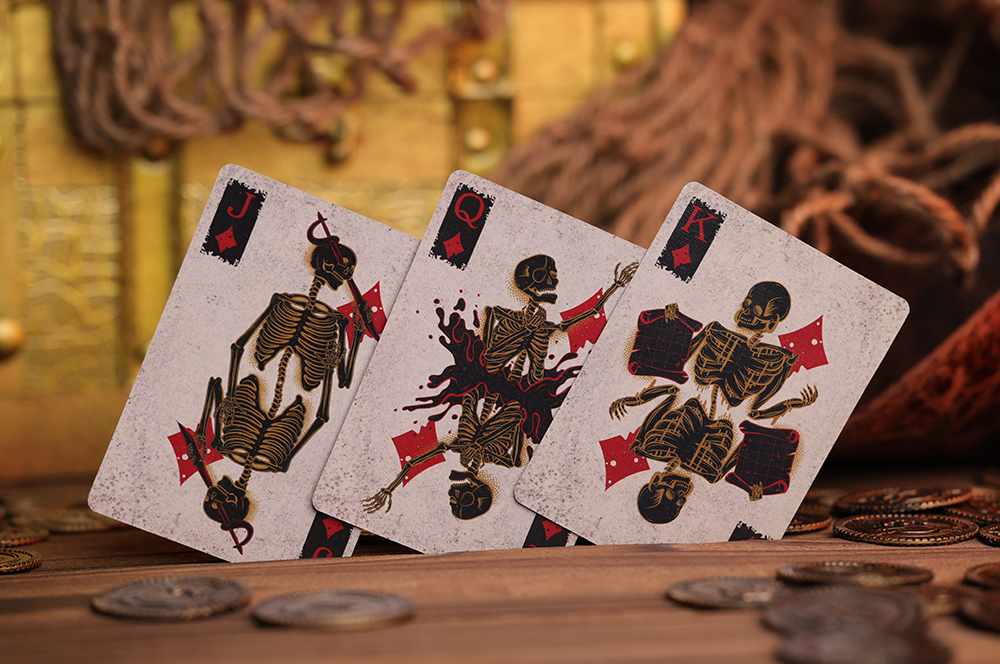Room One Cards《THE TRIAL OF BLACKBEARD》Playing Cards 啤牌(OBSIDIAN-STANDARD EDITION)