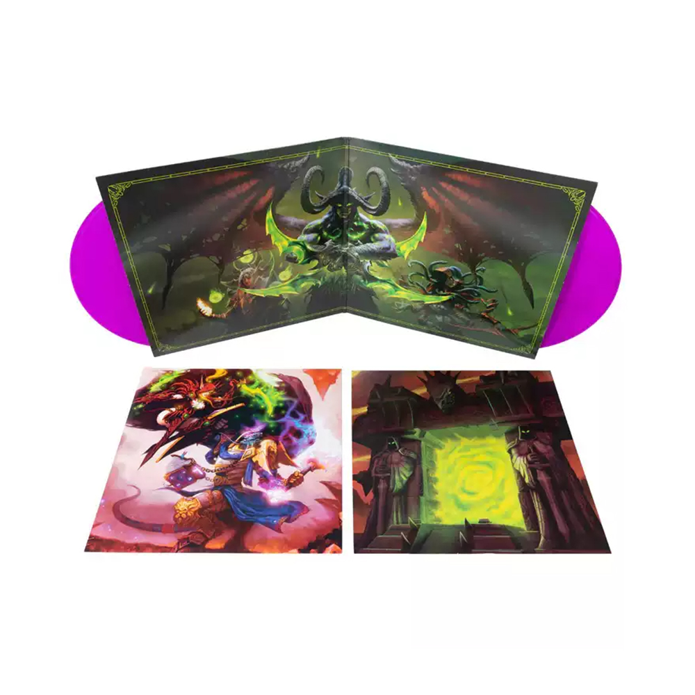 《魔獸世界：燃燒的遠征》World of Warcraft: The Burning Crusade 黑膠唱片(瑰紫色彩膠限量版-雙片裝)