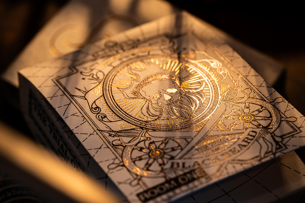 Room One Cards《THE TRIAL OF BLACKBEARD》Playing Cards 啤牌(PEARL-SPECIAL EDITION)