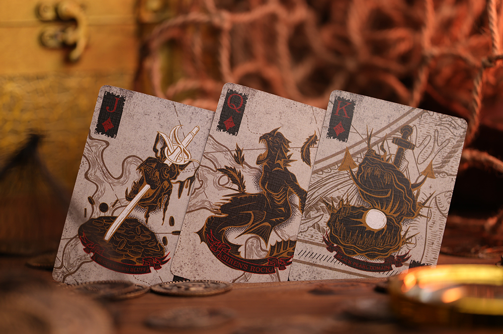 Room One Cards《THE TRIAL OF BLACKBEARD》Playing Cards 啤牌(OBSIDIAN-SPECIAL EDITION)