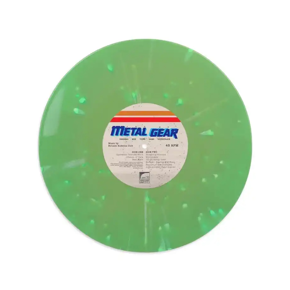 《潛龍諜影》Metal Gear - Original MSX2 Video Game Soundtrack 10 黑膠唱片(彩膠限量版-單片裝)