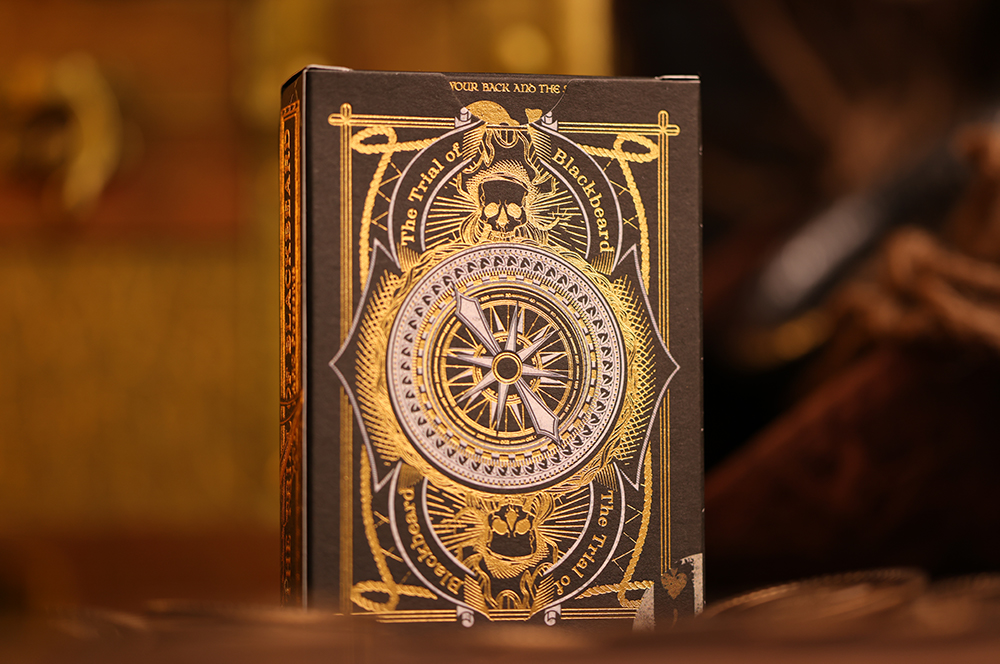 Room One Cards《THE TRIAL OF BLACKBEARD》Playing Cards 啤牌(OBSIDIAN-STANDARD EDITION)