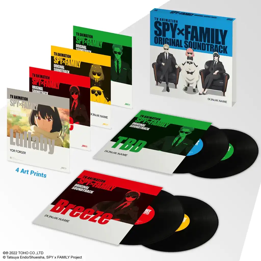 《間諜家家酒 第一季》Spy x Family Season 1 Original Soundtrack 黑膠唱片(豪華盒裝版-四片裝)