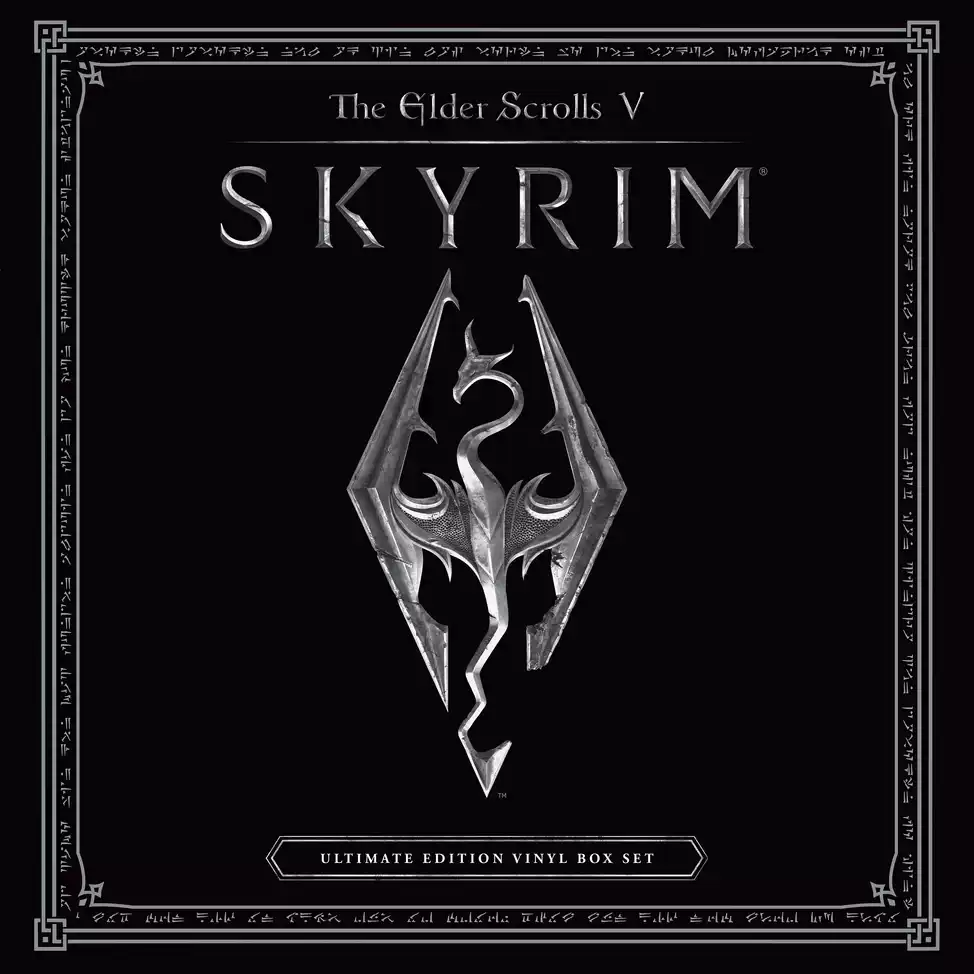 《上古卷軸5：無界天際》The Elder Scrolls V Skyrim Ultimate Vinyl Edition 黑膠唱片(Bethesda專屬彩膠豪華盒裝版-四片裝)