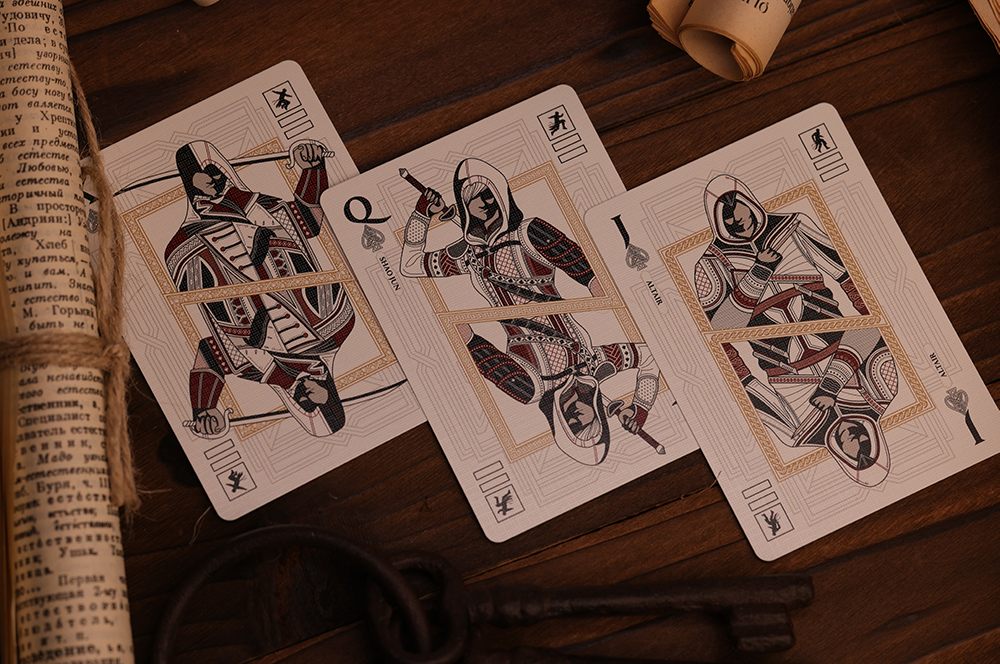 Room One Cards《刺客信條：Assassins Creed Legacy》Playing Cards 啤牌(BLACK HIDDEN BLADE Edition)