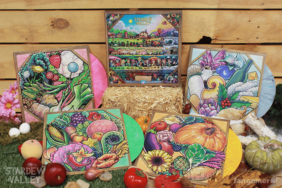 《星露谷物語》Stardew Valley Complete Vinyl Soundtrack Box Set 黑膠唱片(彩膠豪華盒裝版-四片裝)