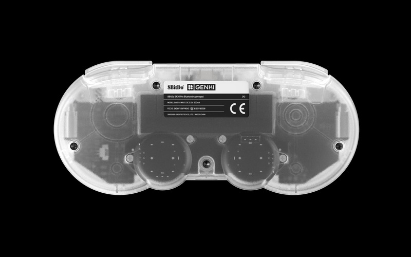 Genki x 8BitDo PocketPro 雙模無線控制器(透明外殼)