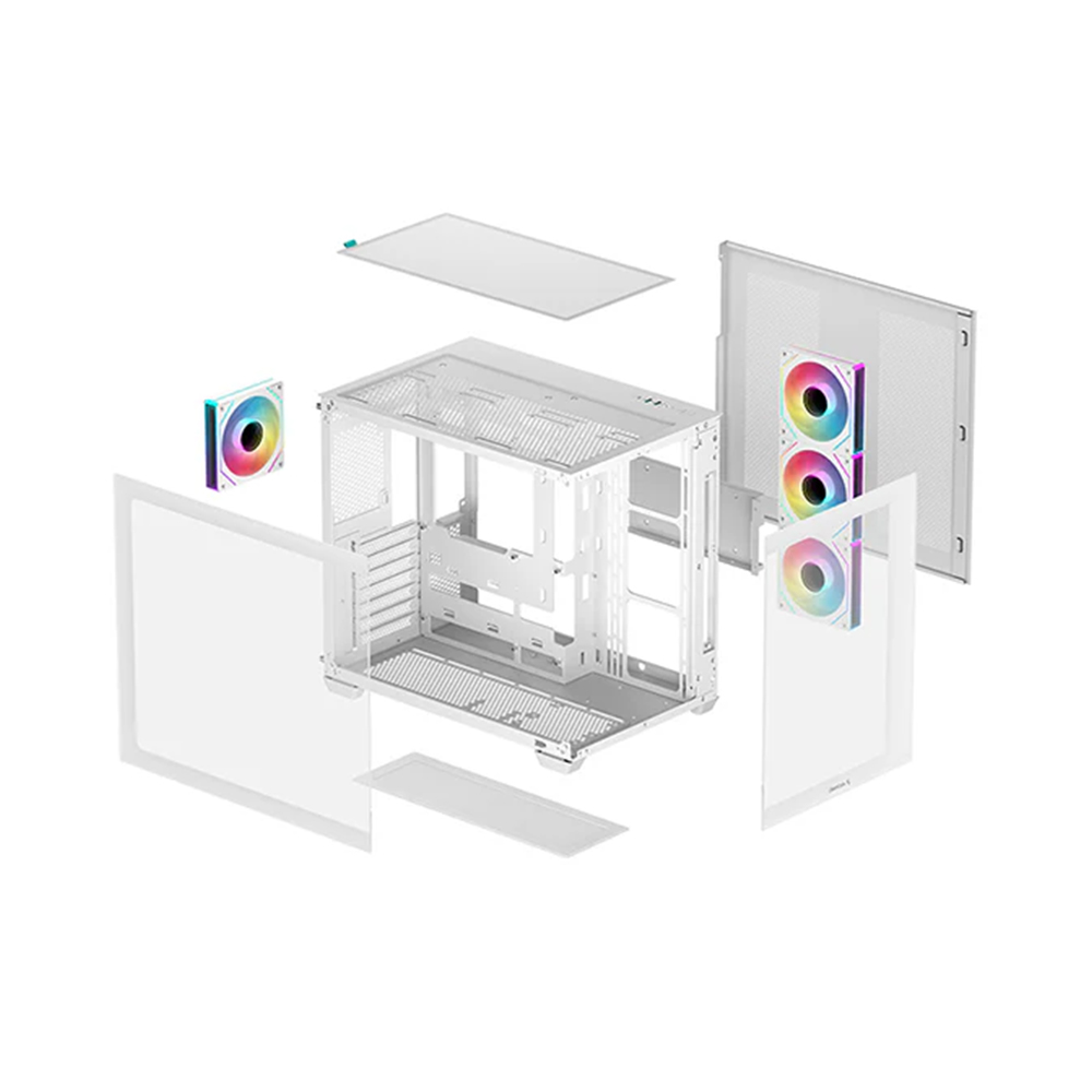 DeepCool CG530 4F WH ATX機箱(白色)
